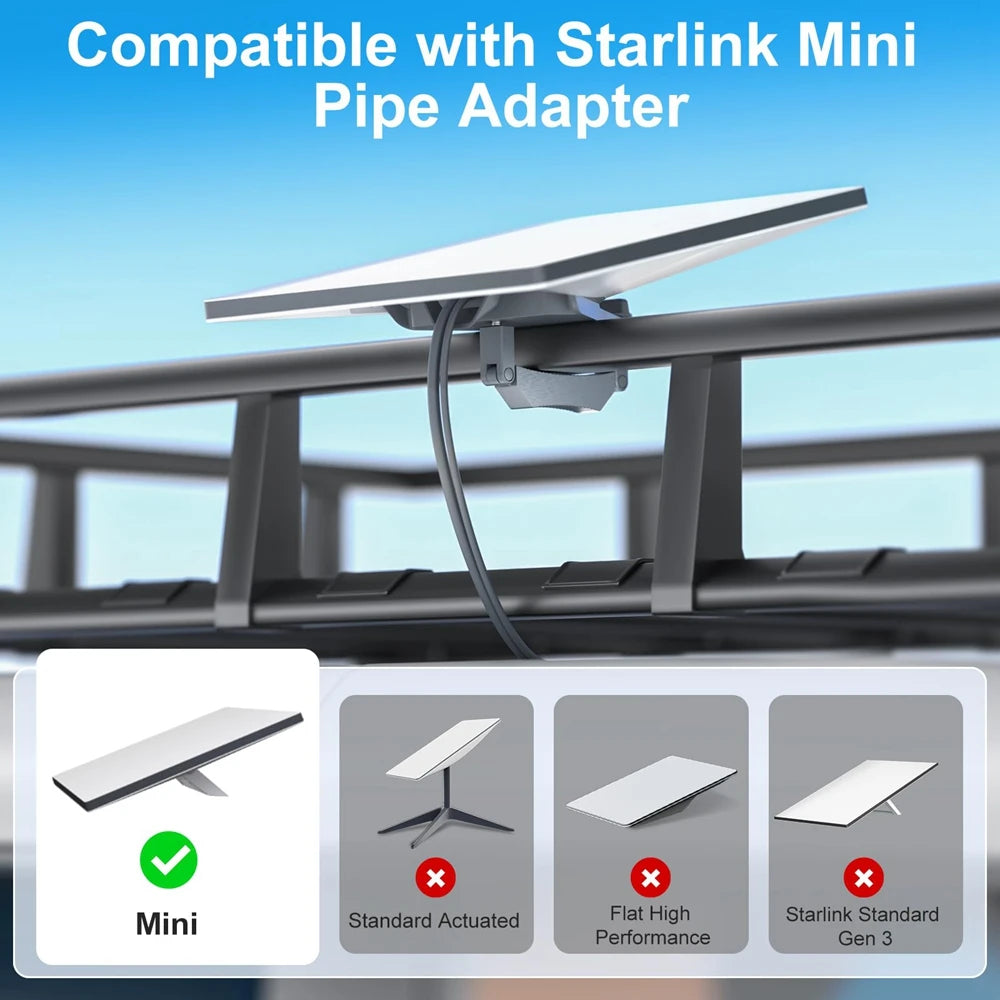 For Starlink Mini Car Roof Mount for Starlink Mini Mounting Kit for Starlink Internet Kit Satellite Mount for car roof yachts