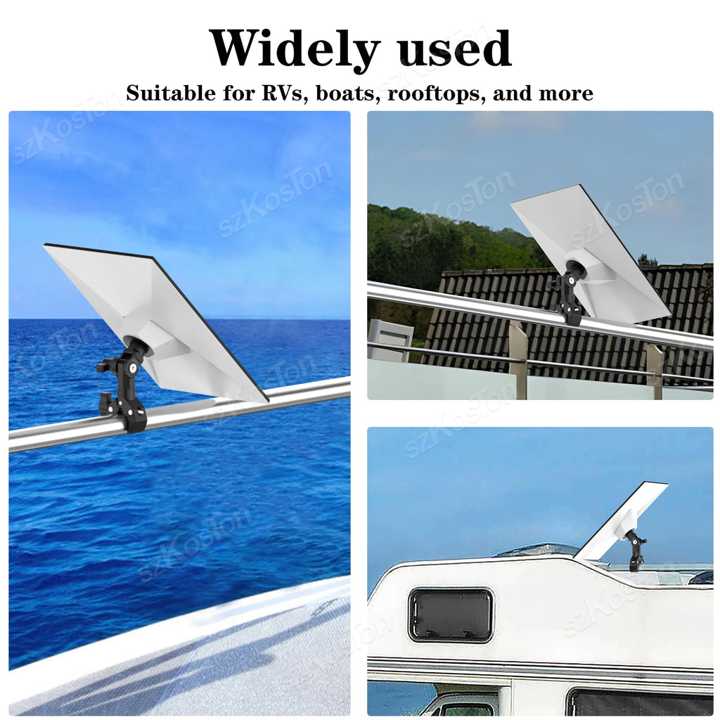 For Starlink Mini (SPX-04176000-501) Mount Adjustable Pole Clamp Adapter Mounting Kits for StarLink Mini RV Yacht Camper